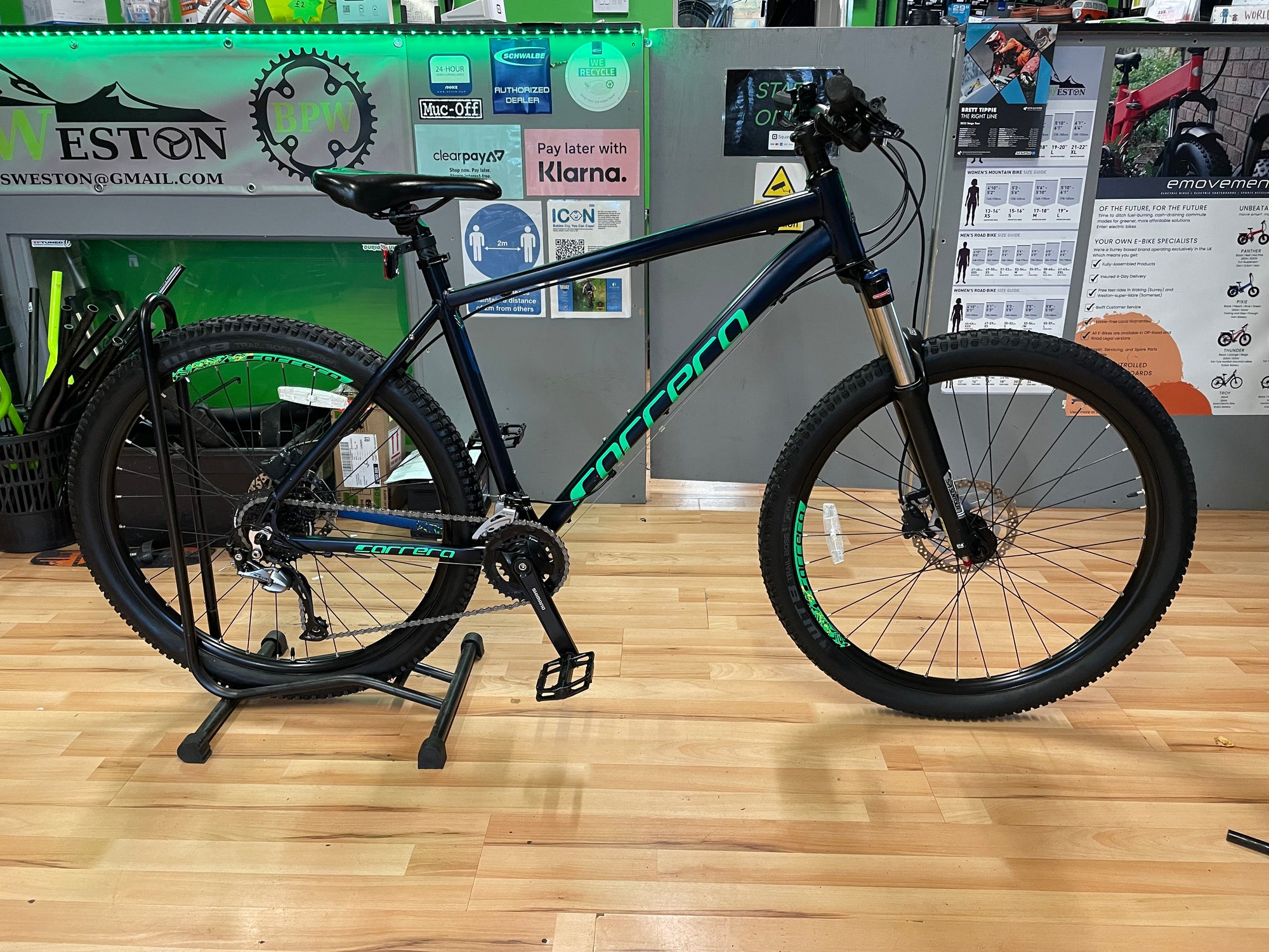 Carrera KRAKEN MTB 20” Black/Green