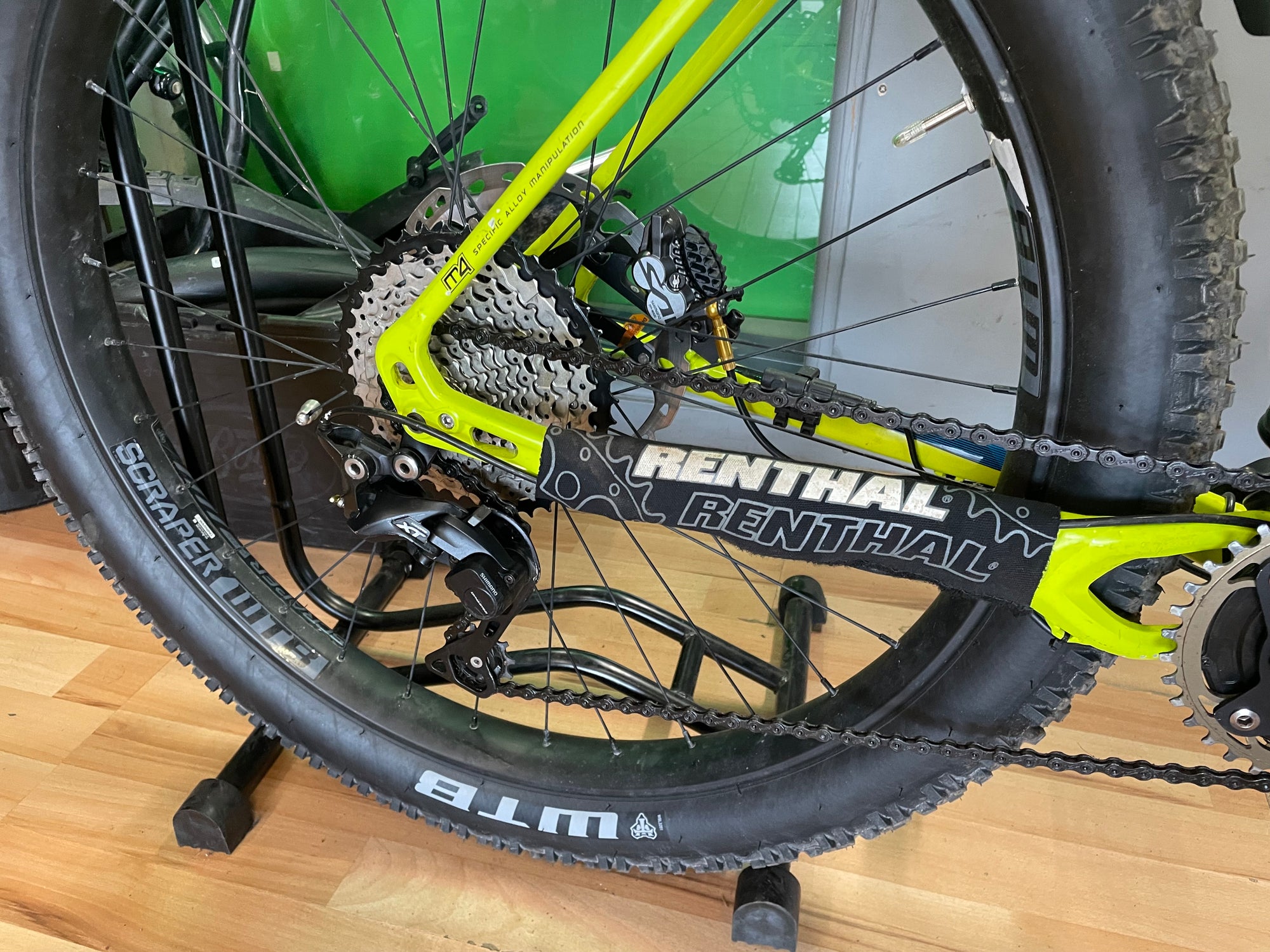 Specialized Fuse 6 Fattie Eddition Custom Mid Drive E motor conversion Electric Yellow 20” frame