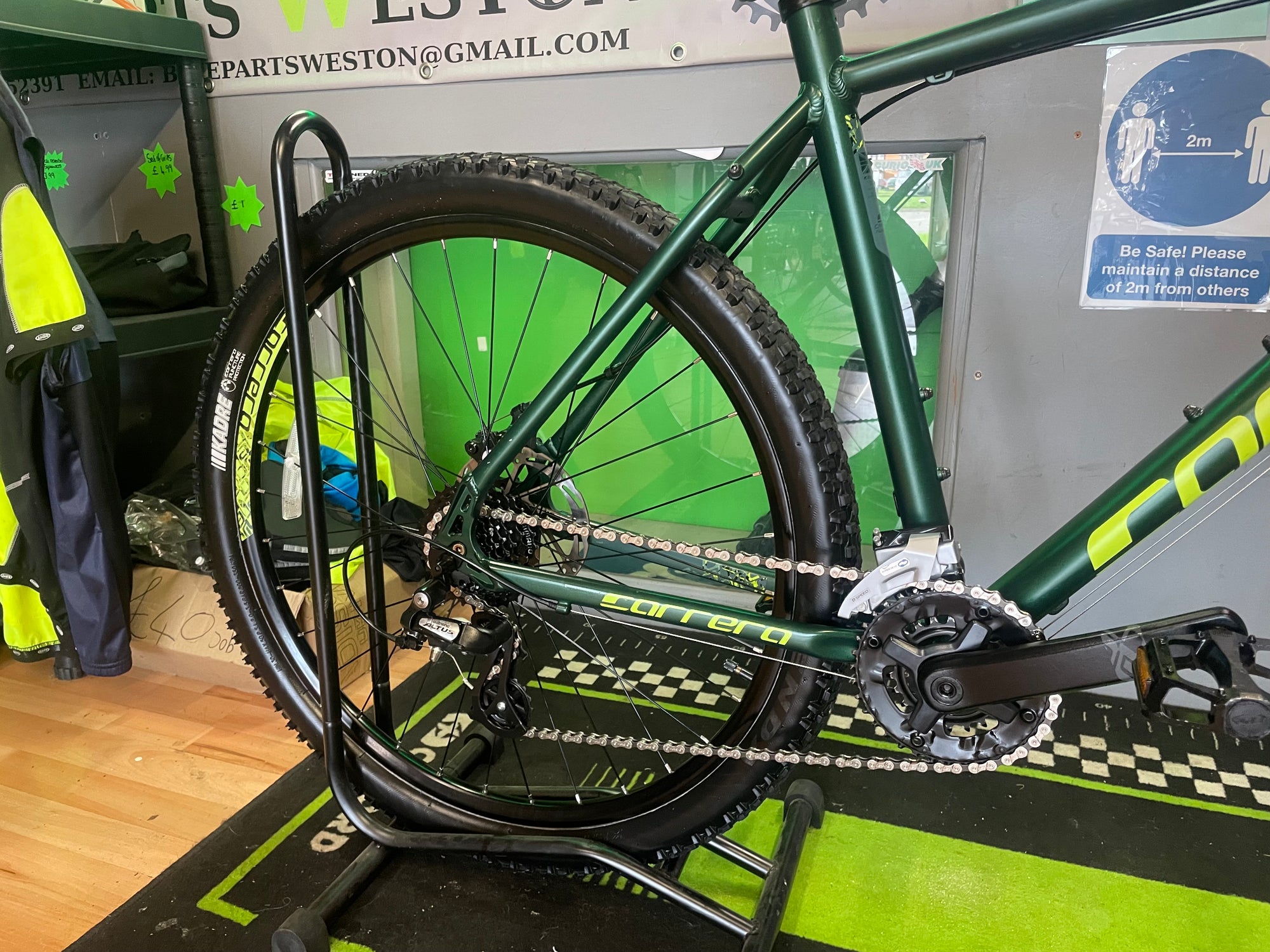 CARRERA VENGEANCE 27.5” MTB GREEN 20”