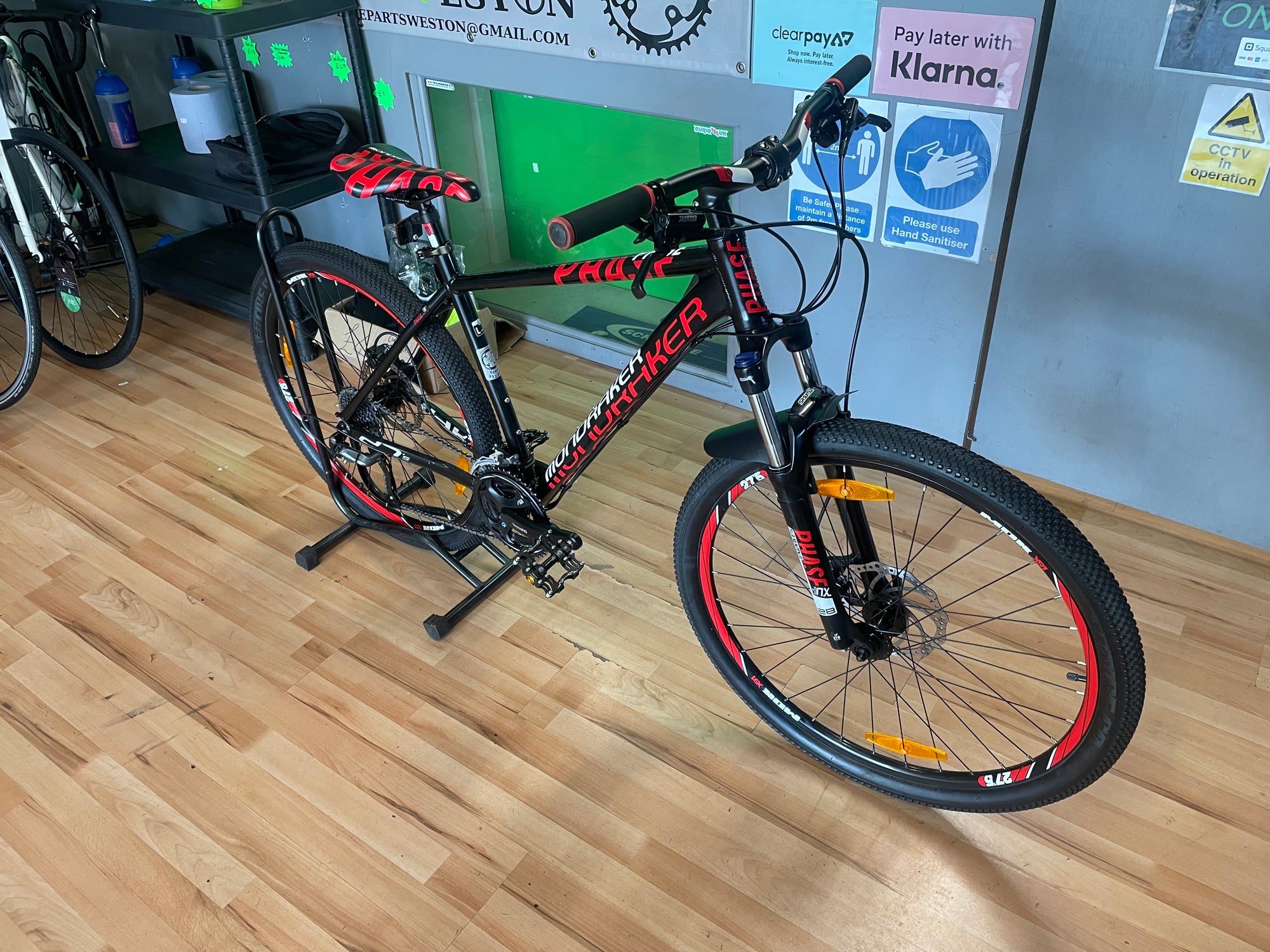 MONDRAKER PHASE 27.5 MTB BLACK/RED 19”