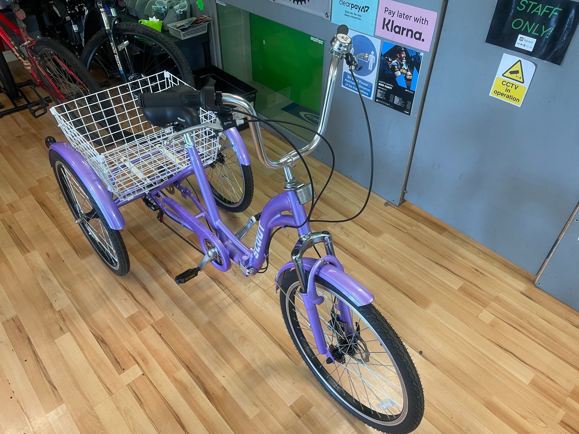 SCOUT FOLDING TRICYCLE PURPLE