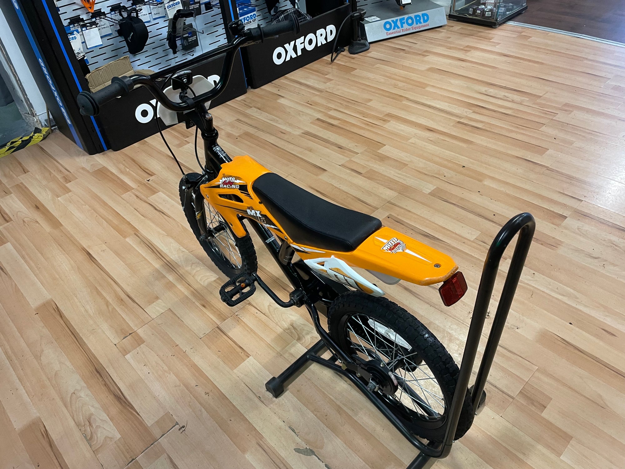 Moto racing MX16 Kids scrambler 14” black/orange