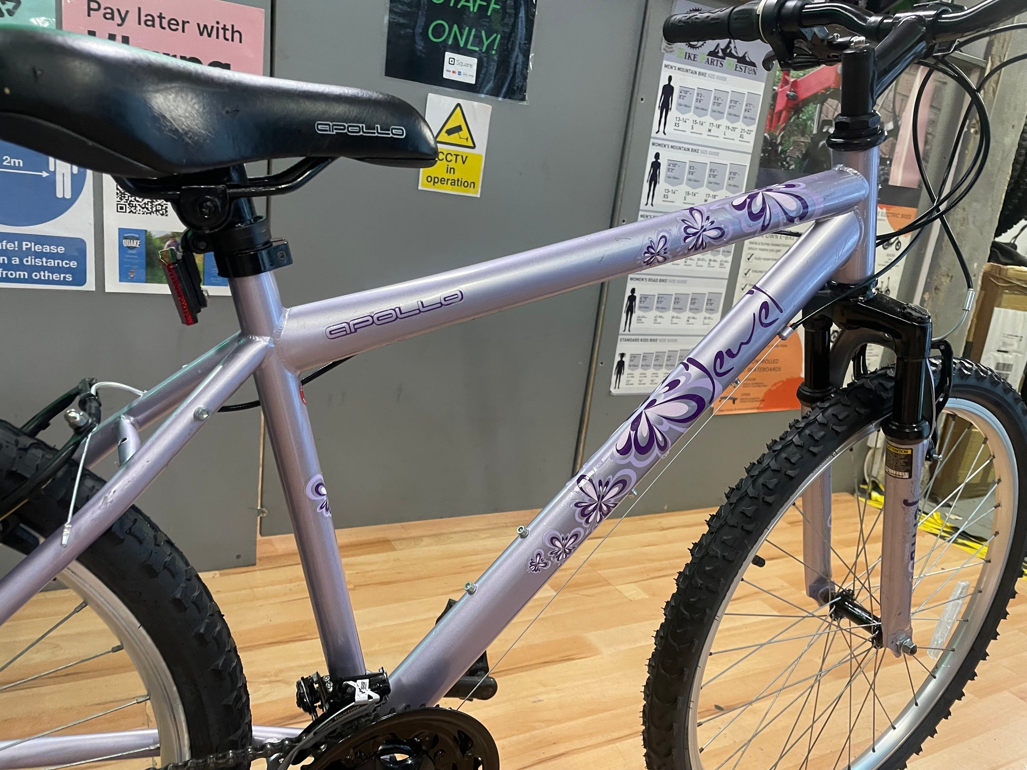 APOLLO JEWEL MTB GIRLS/LADIES 17” PURPLE