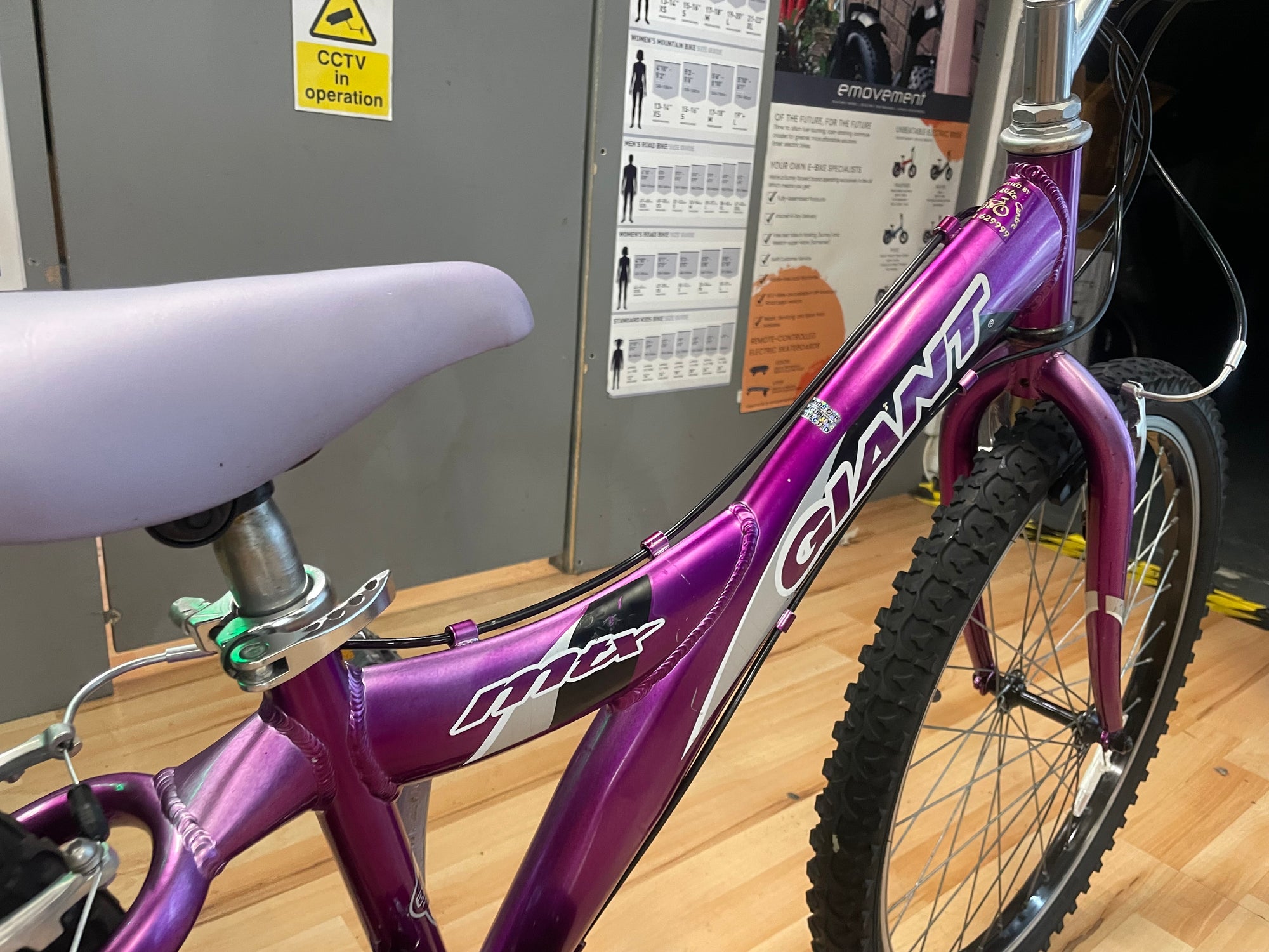 GIANT MTX 250 Girls MTB PURPLE 12” 9-11yrs