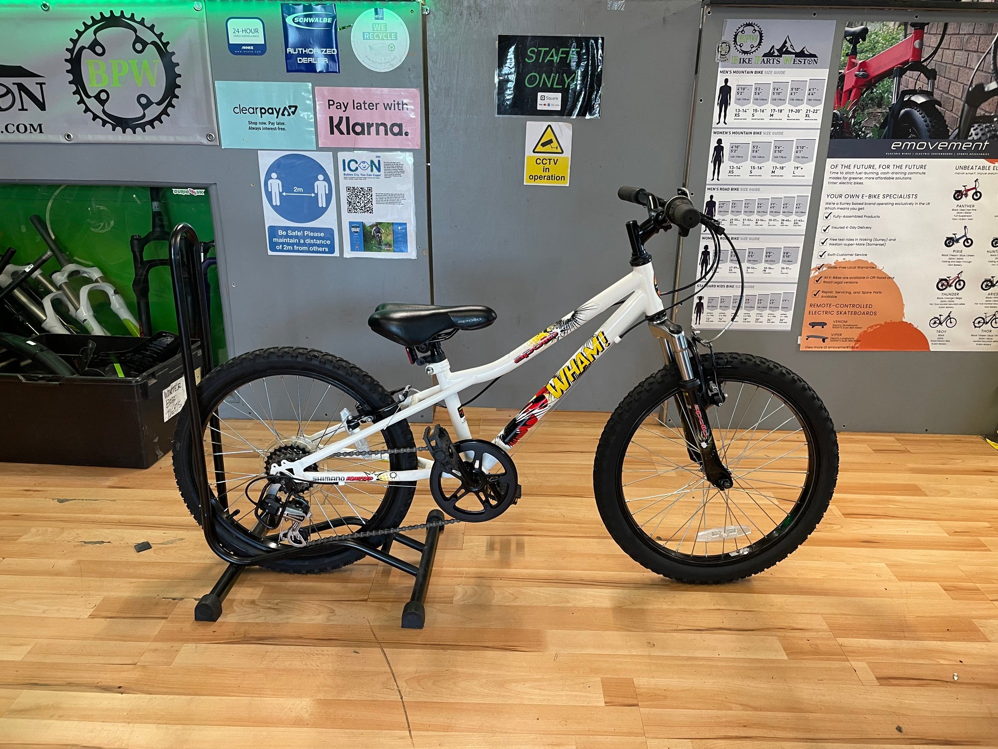 APOLLO WHAM MTB 7-9yrs WHITE