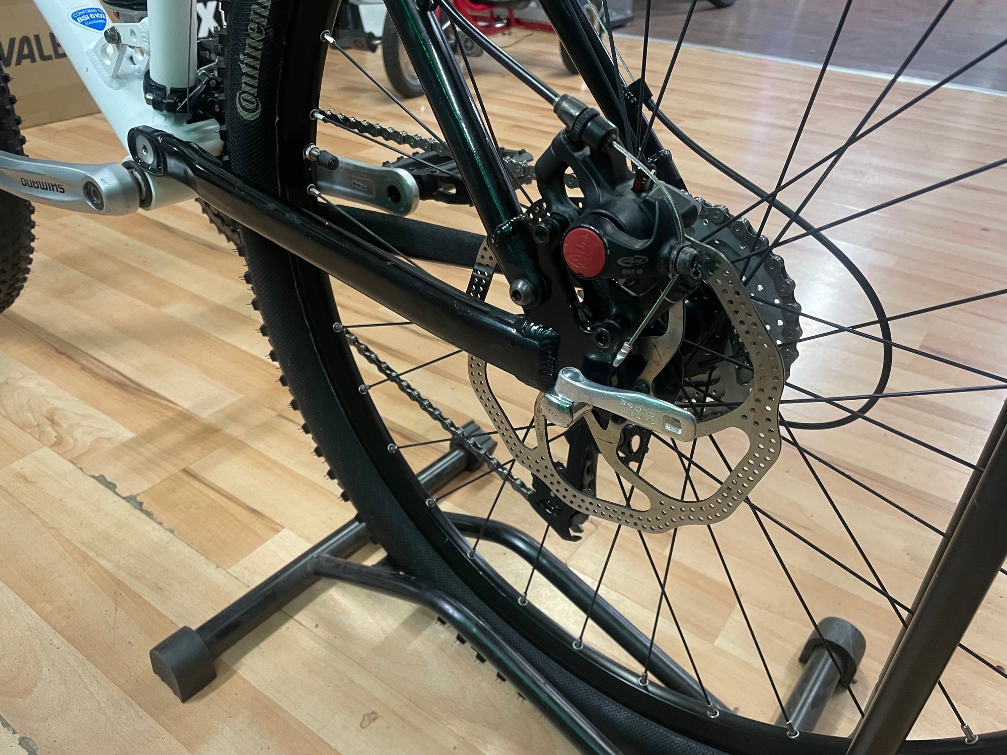 KONA MANOMANO MTB FULL SUSPENSION BIKE WHITE 17”