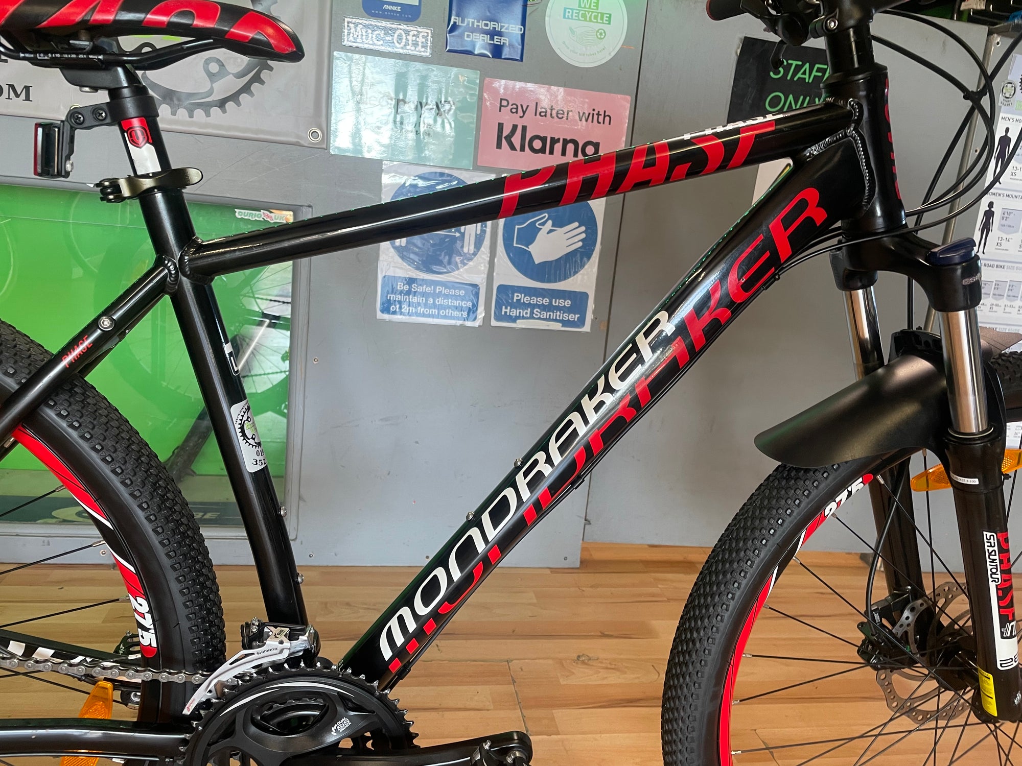 MONDRAKER PHASE 27.5 MTB BLACK/RED 19”