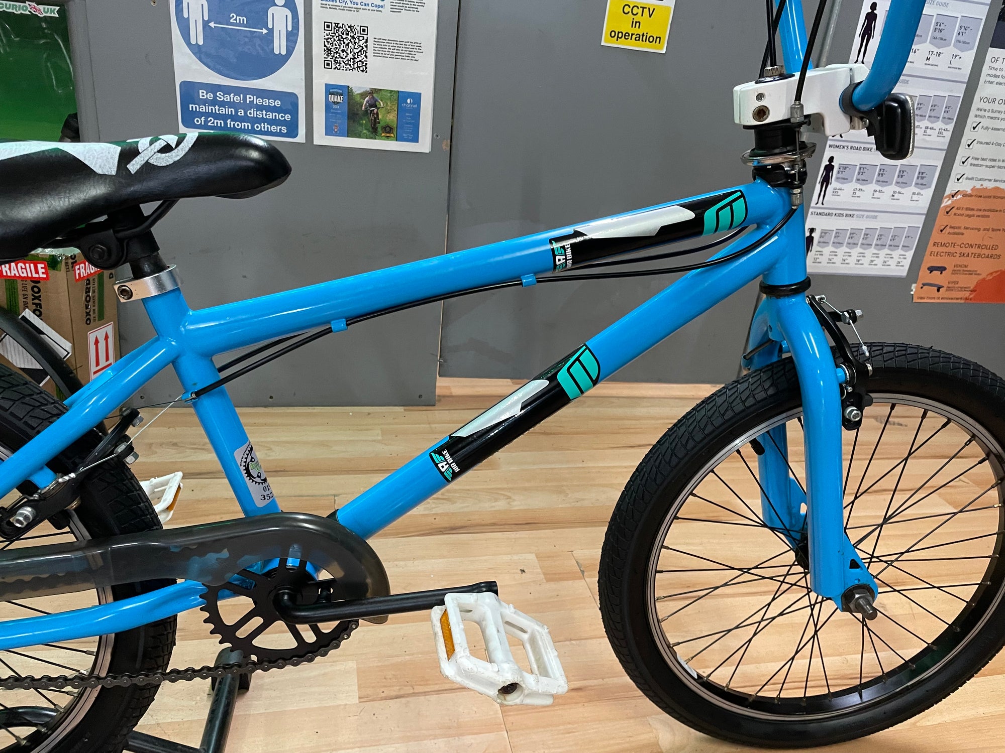 X-Rated BMX Blue 12” 8-12yrs
