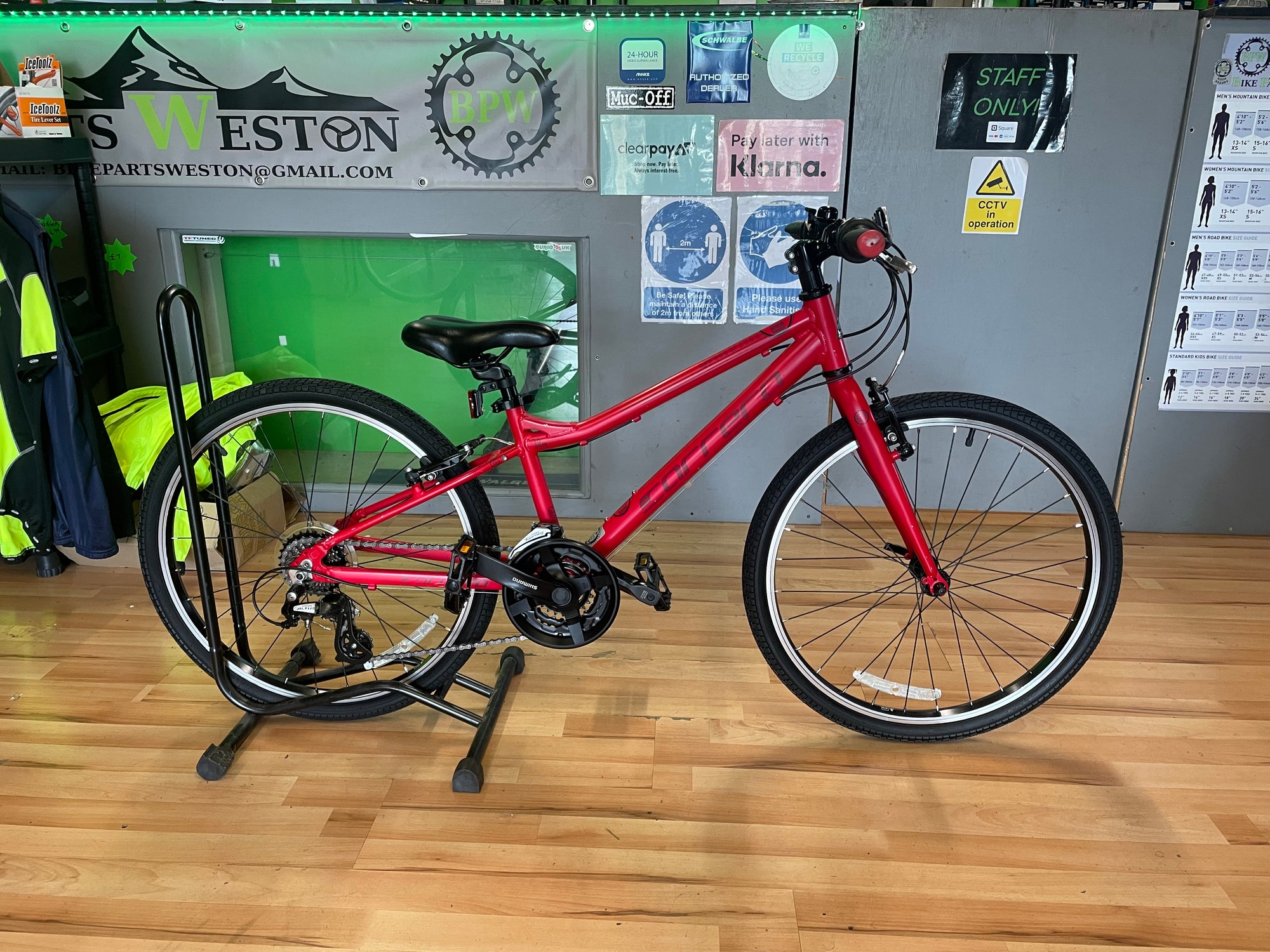 CARRERA SARUNA JR MTB RED 8-11rs