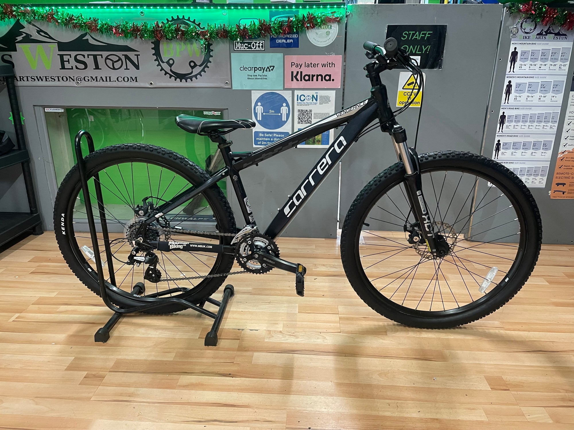 CARRERA VENGEANCE 27.5 MTB BLACK 16”