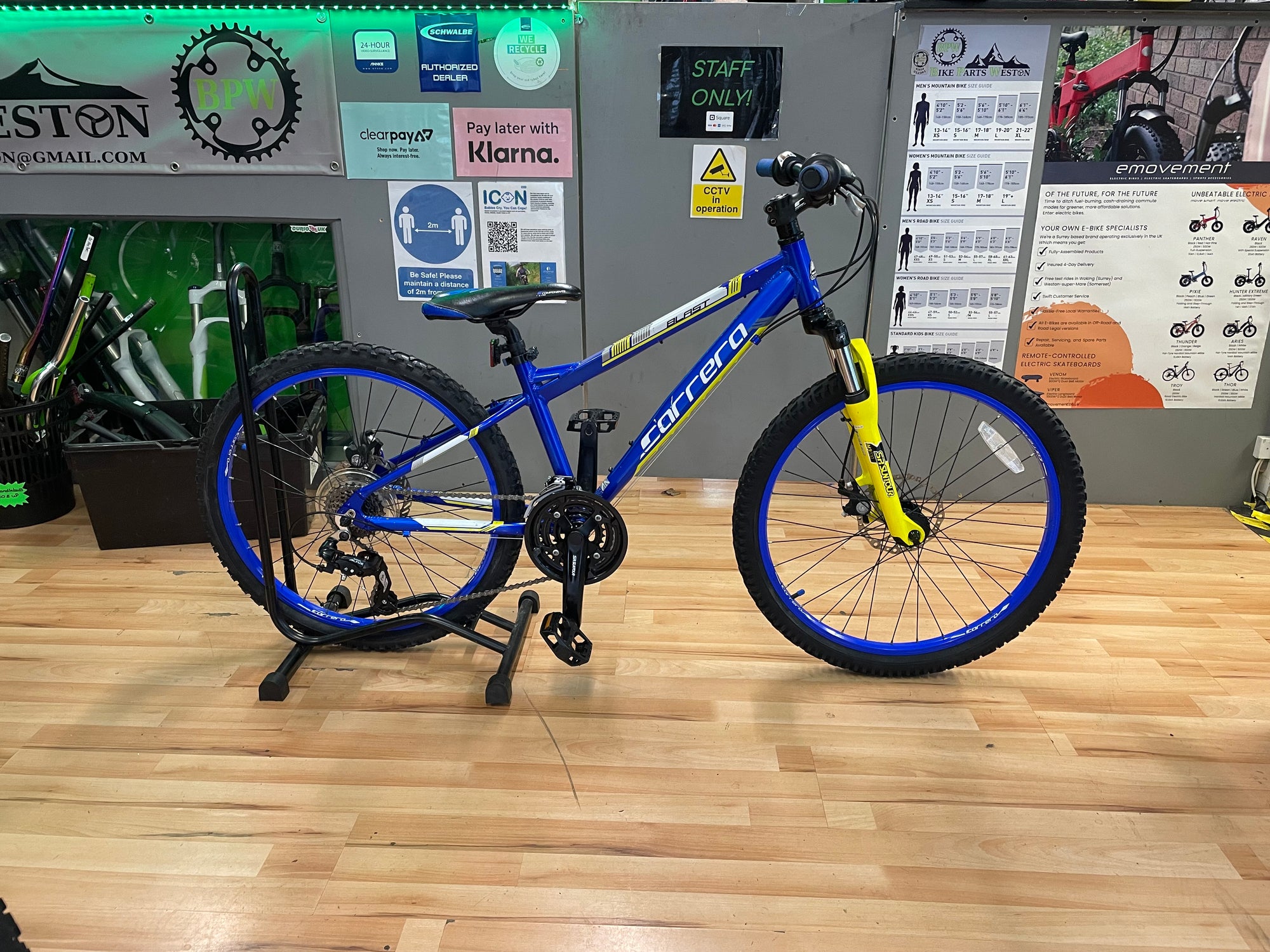 CARRERA BLAST 24 MTB BLUE 8-11yrs