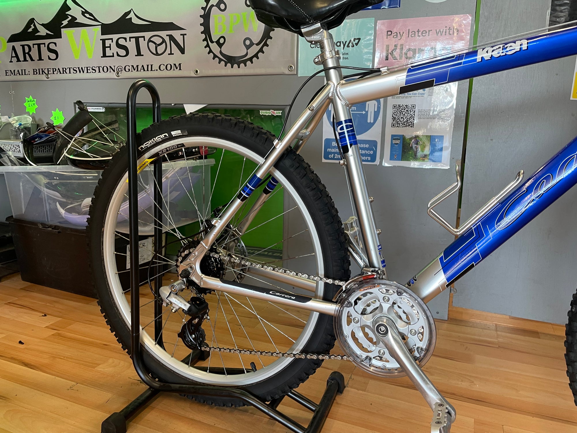 Carrera Kraken 20 MTB Blue Silver