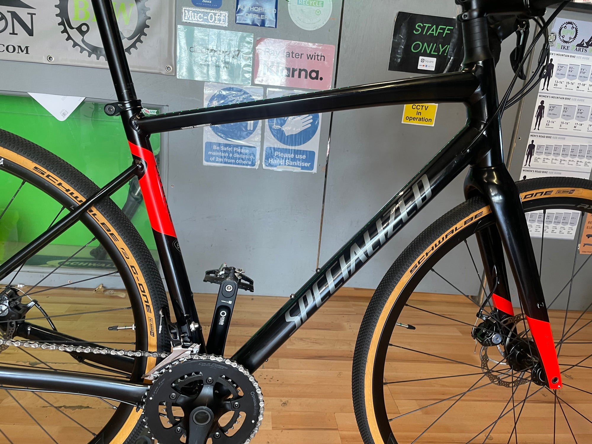 Specialized Diverge 2018 Road/ Gravel Bike 56cm Black/Red