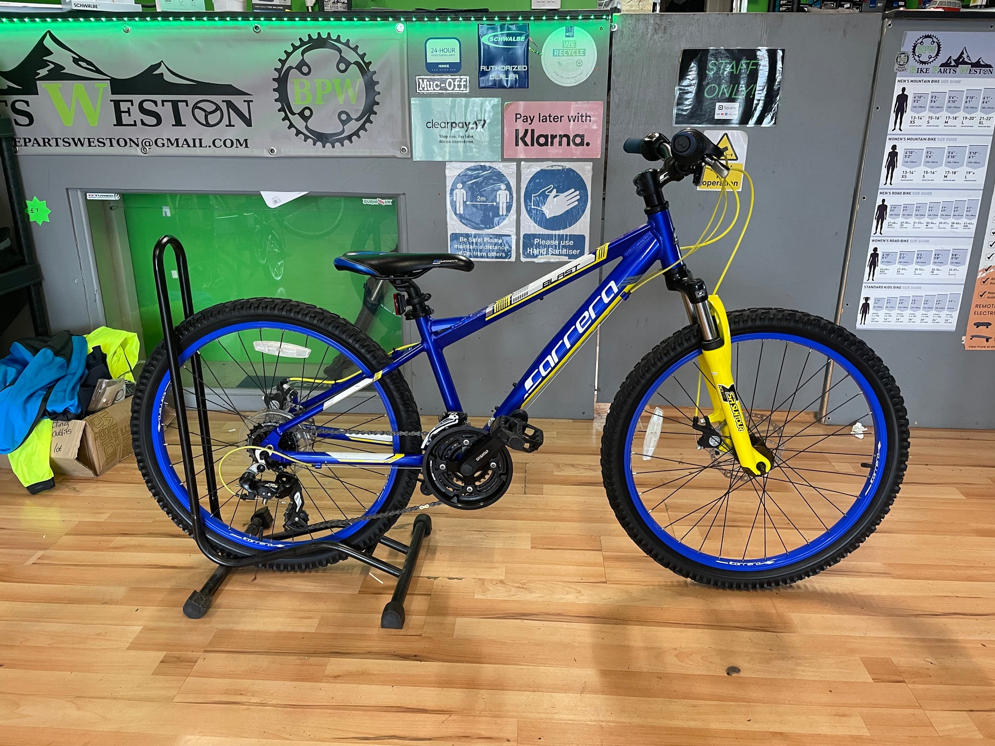 CARRERRA BLAST 24 MTB BLUE 8-11yrs