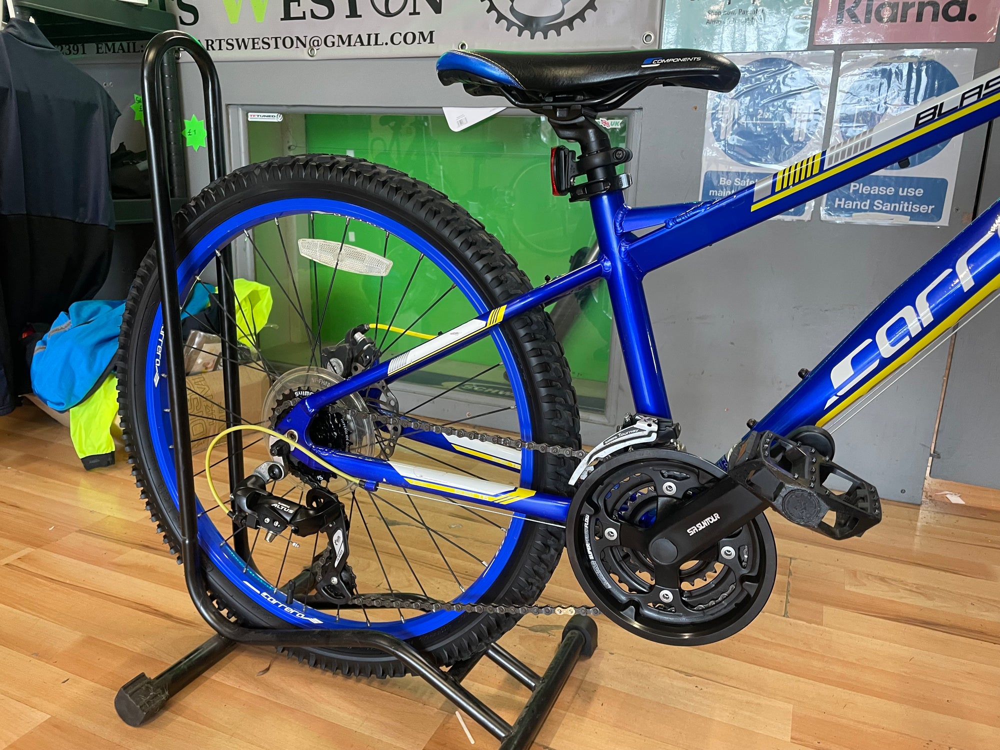 CARRERRA BLAST 24 MTB BLUE 8-11yrs