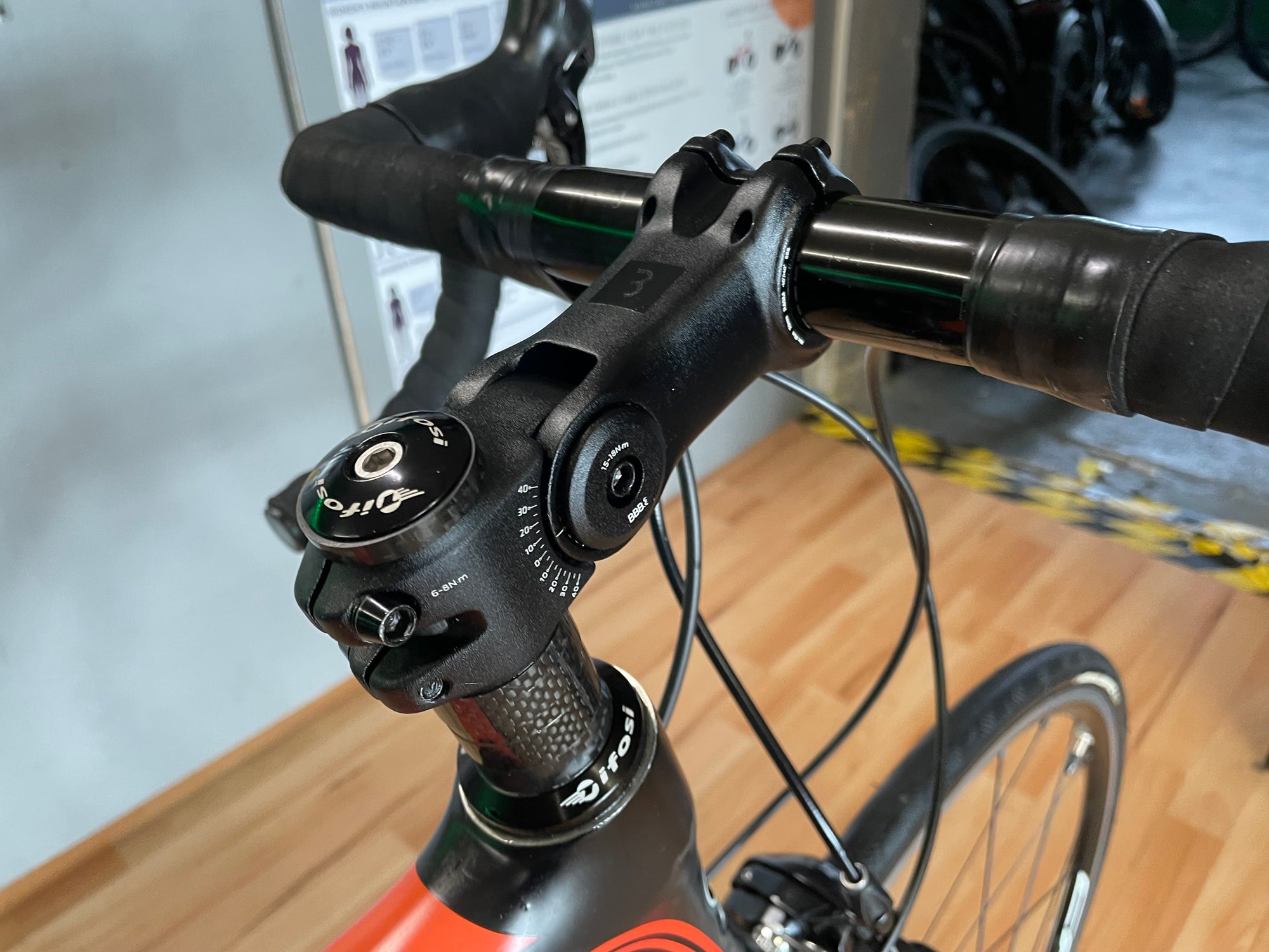 MERLIN MALT CR FULL CARBON FINRE ROAD BIKE BLACK/RED