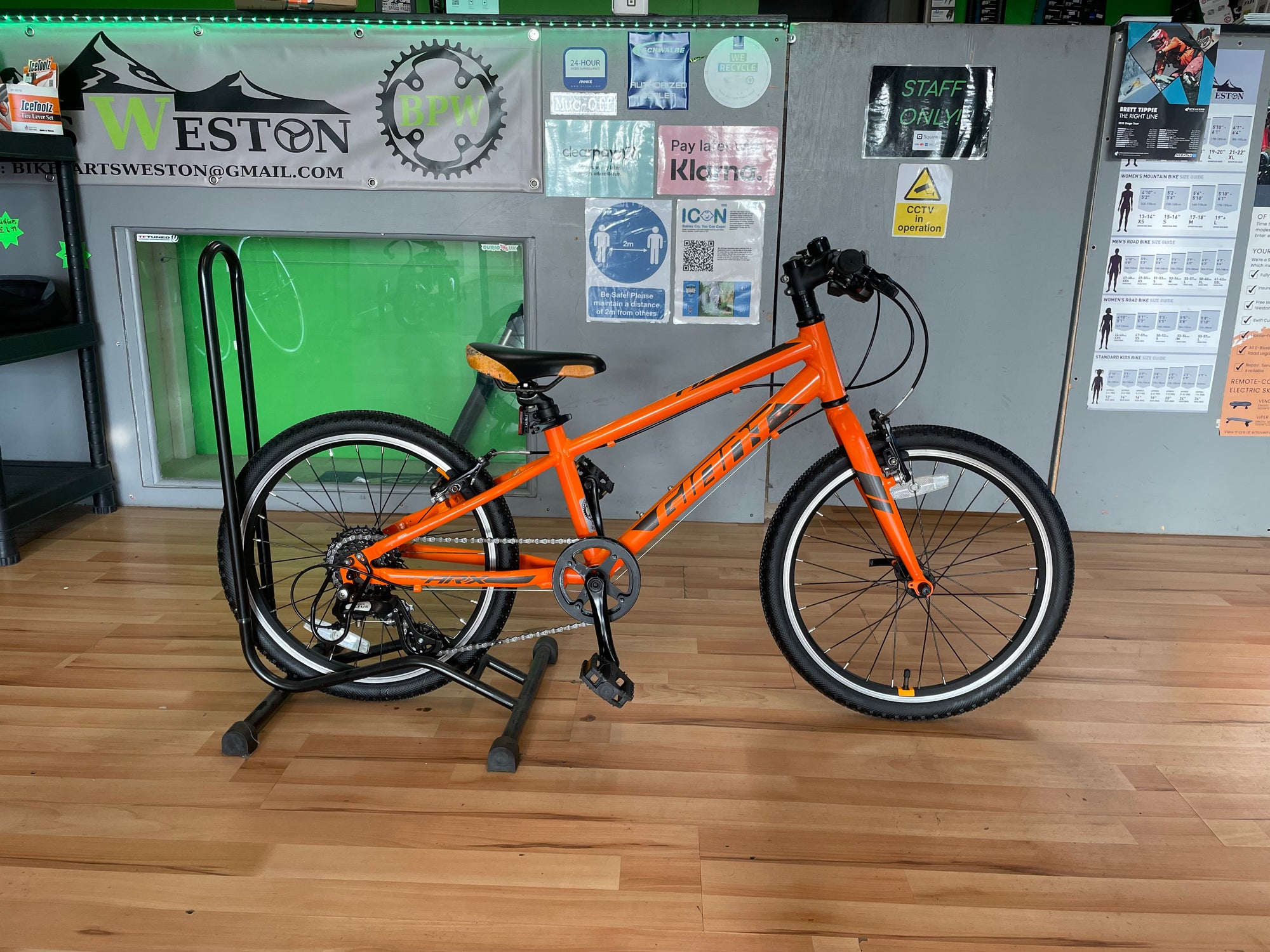 Giant ARX 20 MTB Orange 11” 7-9yrs