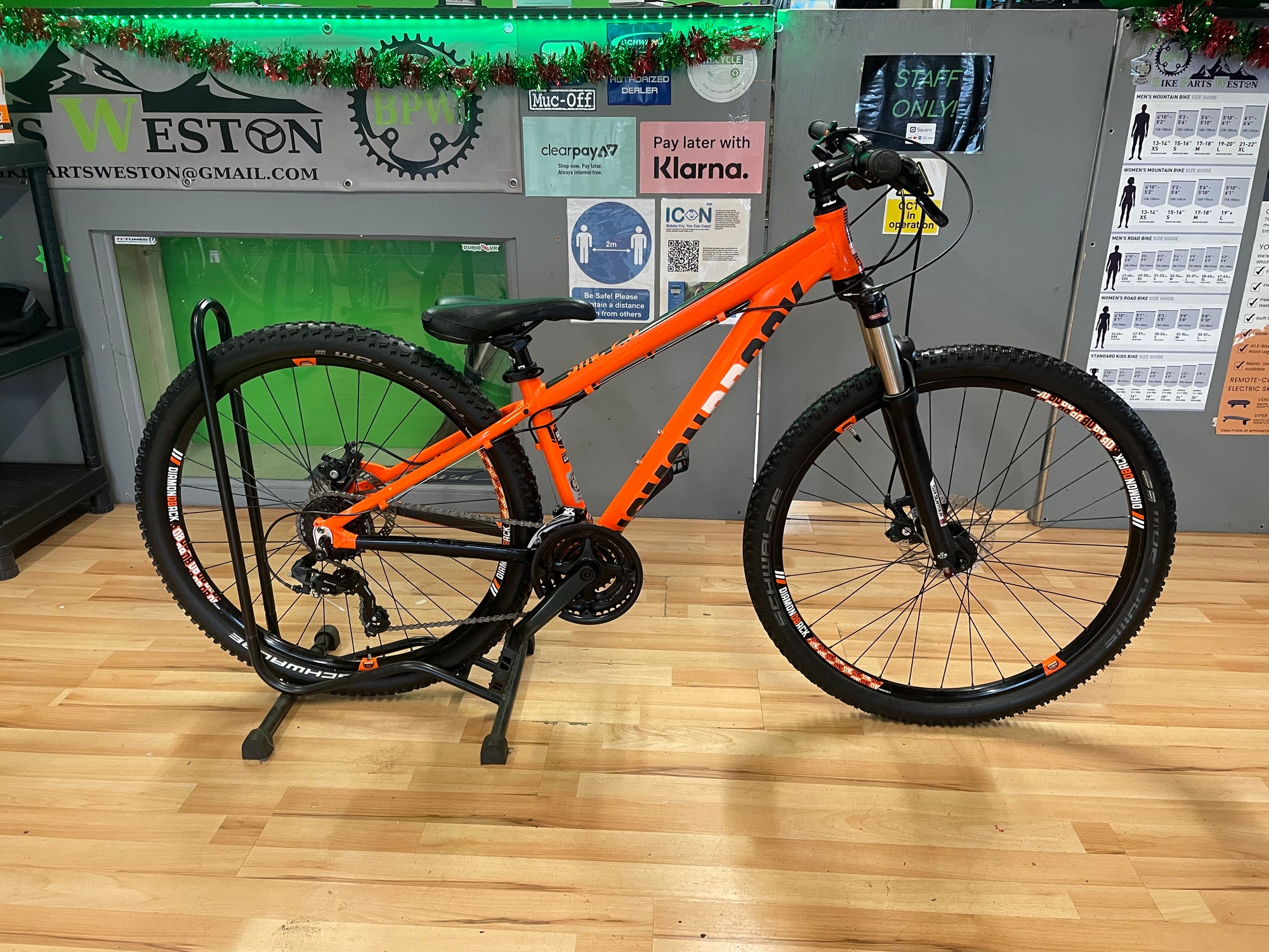 DIAMOND BACK SYNC 2.0 MTB ORANGE 14”