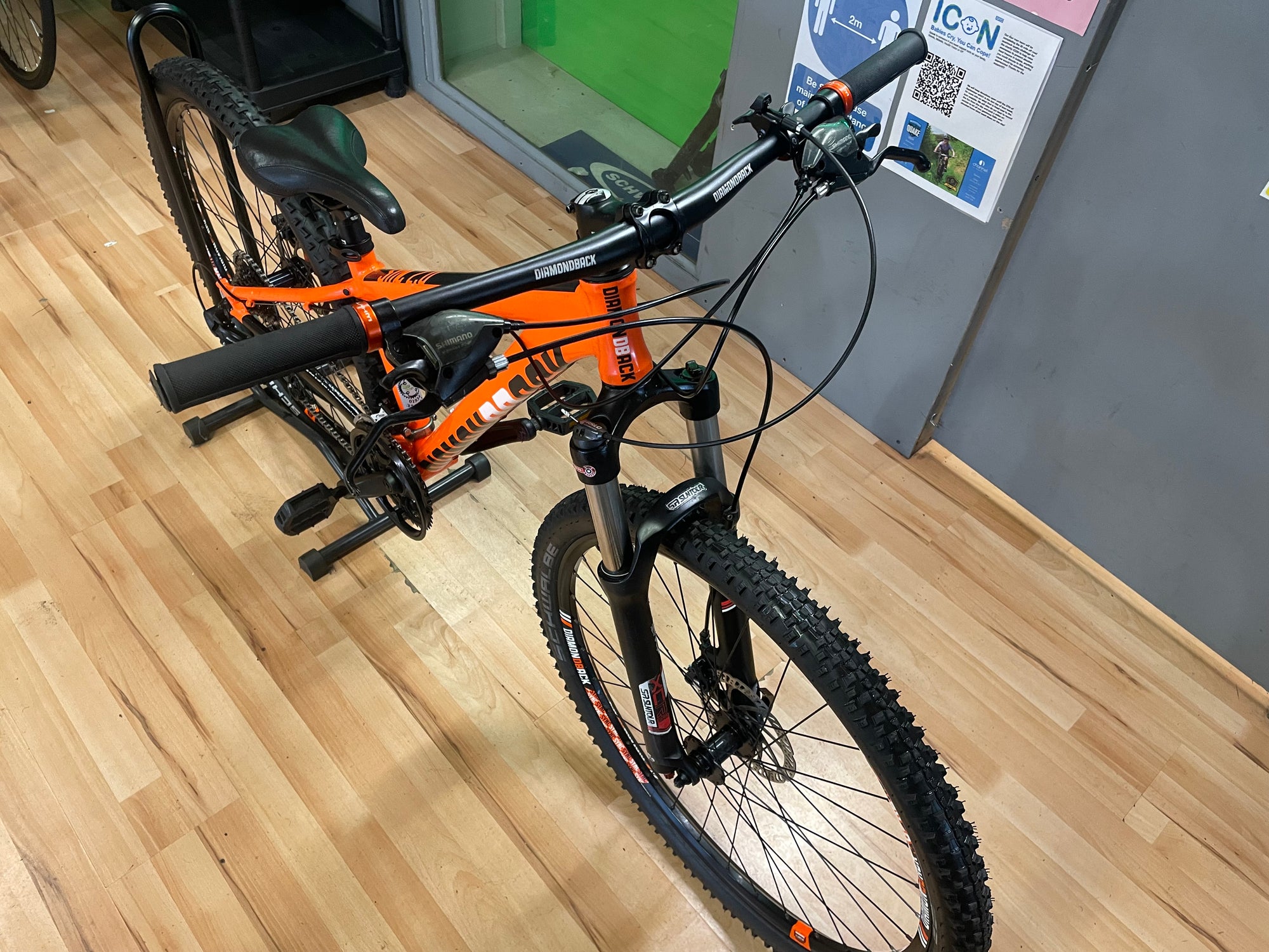 DIAMOND BACK SYNC 2.0 MTB ORANGE 14”