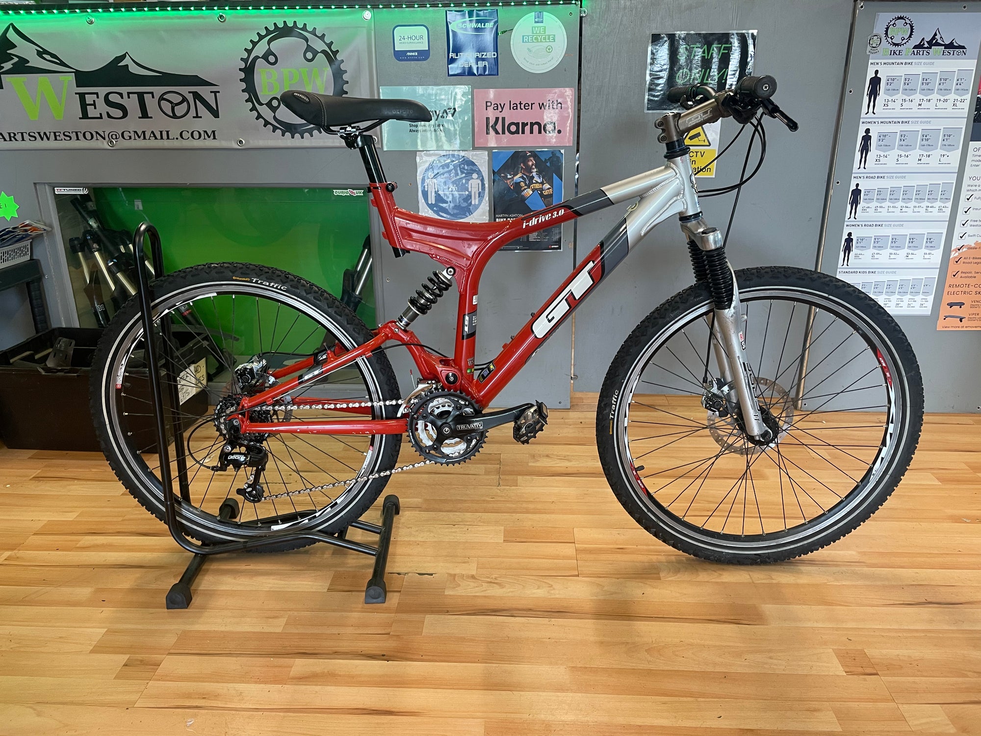 GT I – DRIVE 3.0  MTB 19.5" RED/SILVER