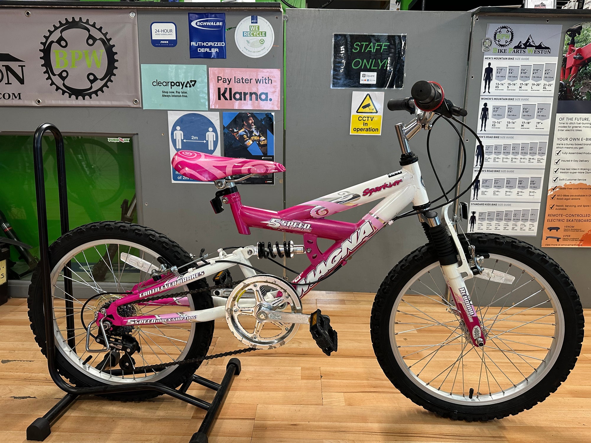 MAGNA SPARKER MTB 7-9 Years Pink/Silver