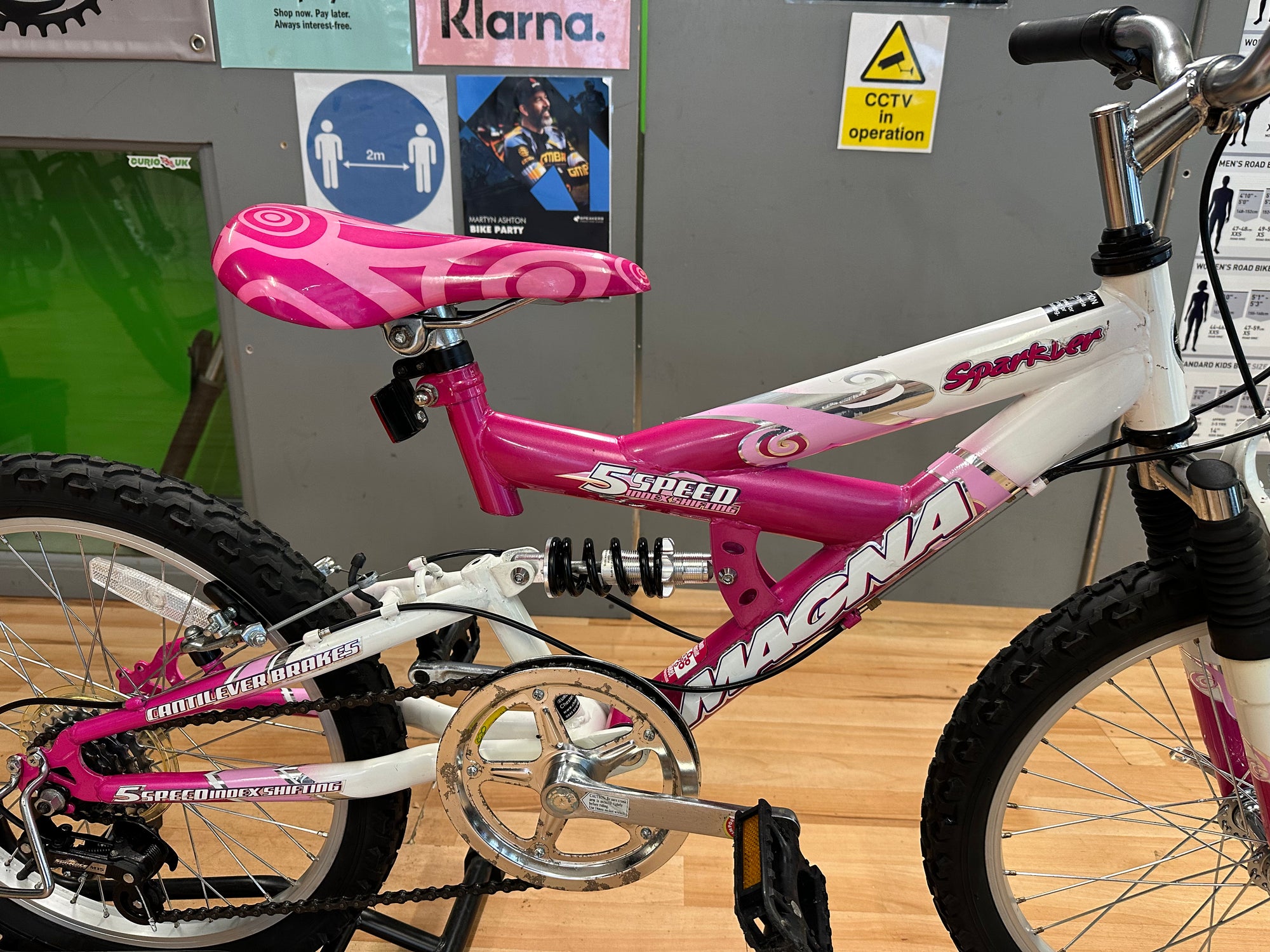 MAGNA SPARKER MTB 7-9 Years Pink/Silver