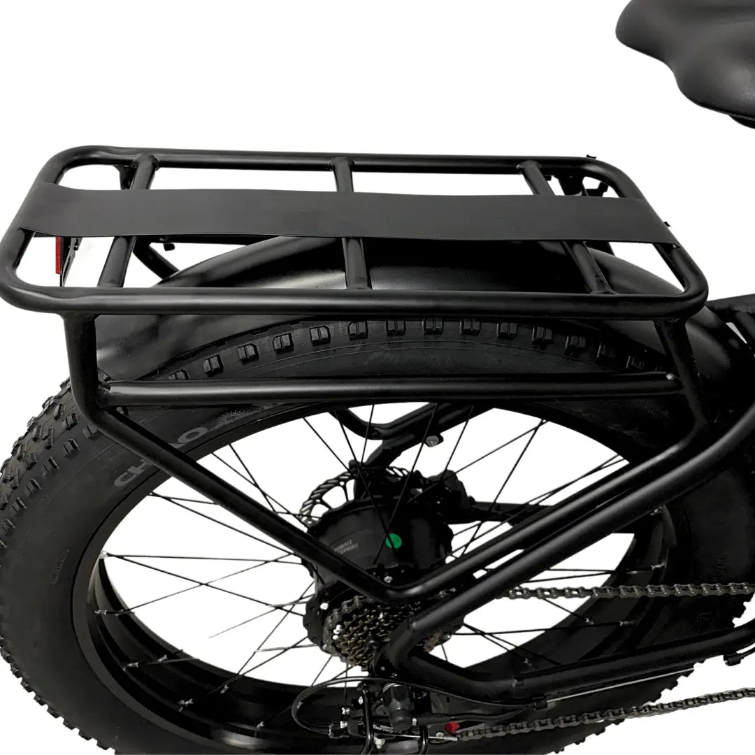 E-MOVEMENT E-BIKE - ARIES 250W 14AH 48v BATTERY – Fat Tyre Mountain E-Bike in Black