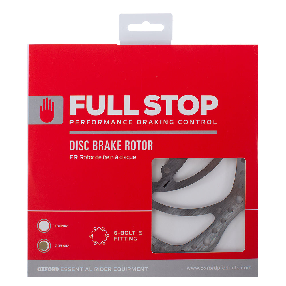 Full Stop Performance Braking Control Disc Brake Rotor 203mm Br376