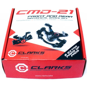 Clarks Cmd-21 Front And Rear Mechanical Brake Set 160bam Bike